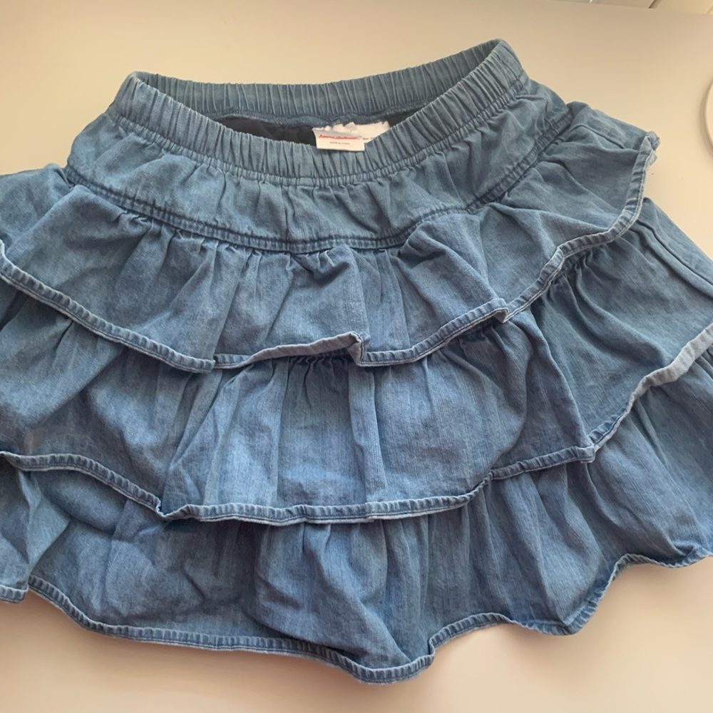 Hanna Andersson chambray skort